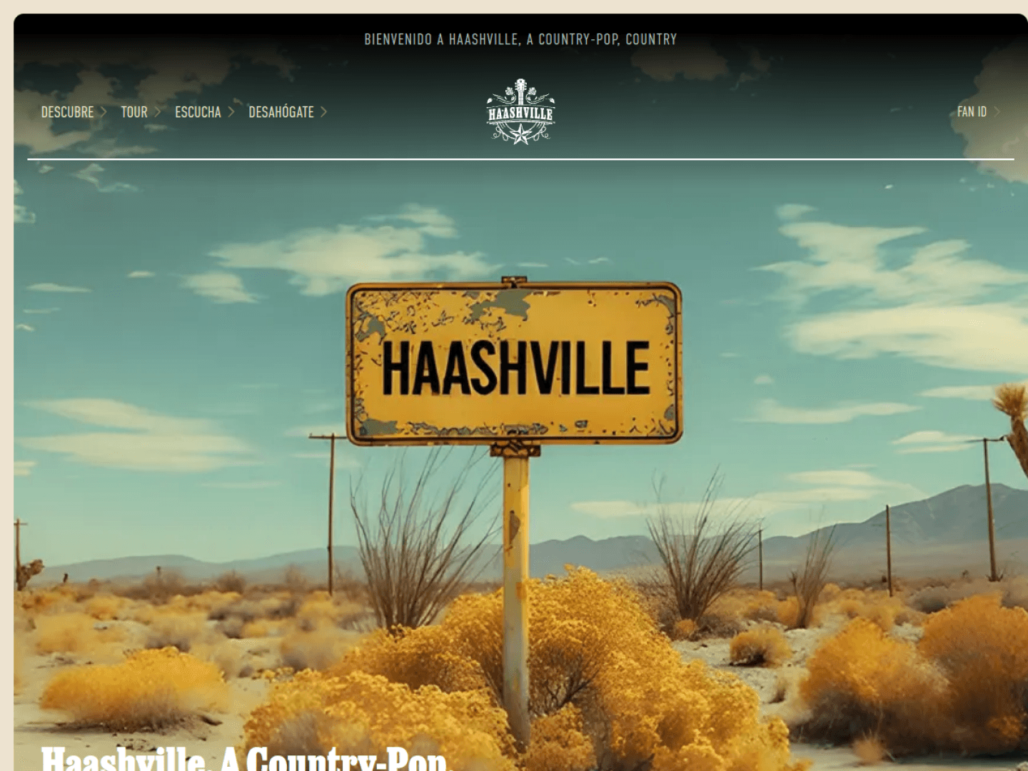 Captura actual de la experiencia Haashville